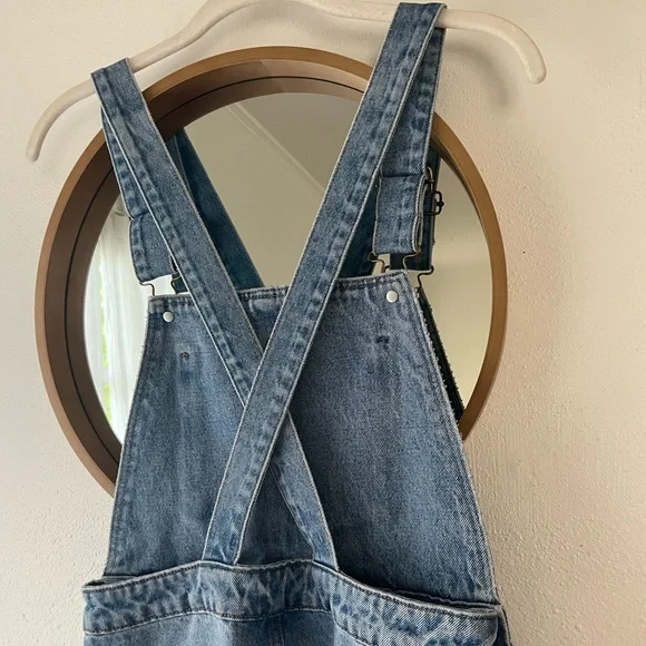 Rollas Light Blue Denim Overalls - Picture 11 of 15